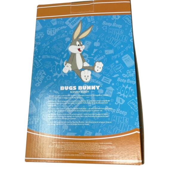 Scentsy Buddy Bugs Bunny Retired Looney Tunes Plush NO Scent Pak Included NEW - Picture 10 of 14